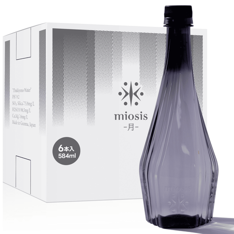 miosis/ミオシス月 【12本入り】アルカリ性シリカ水 群馬県月夜野 584ml×12本